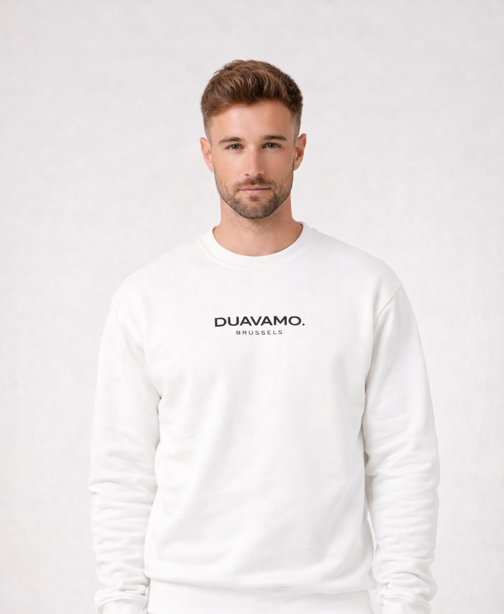 Duavamo Essential Crewneck White