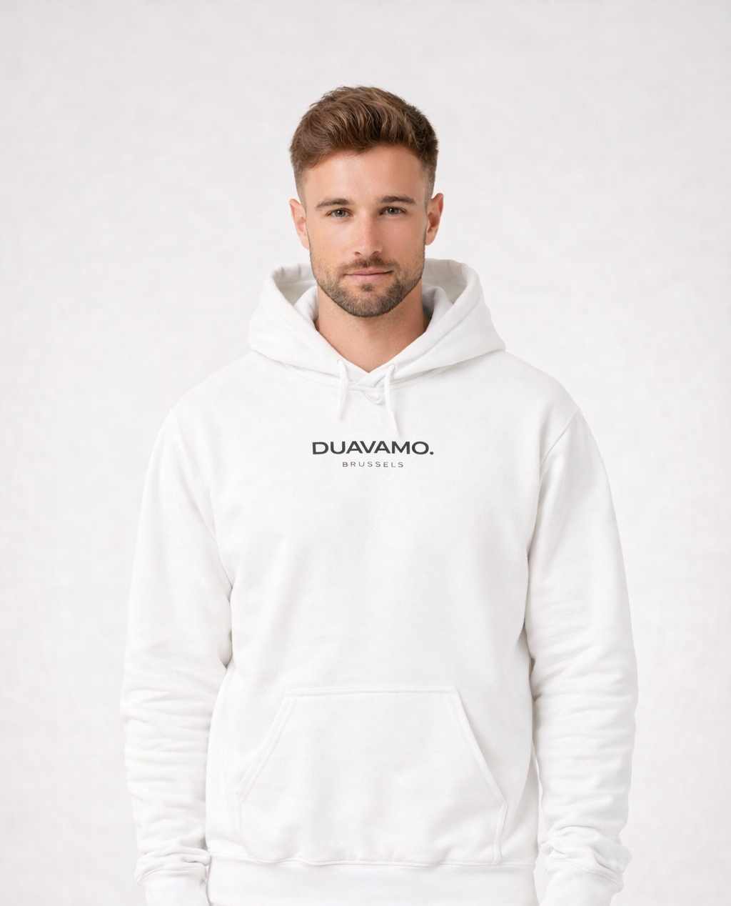 Duavamo Essential Hoodie White