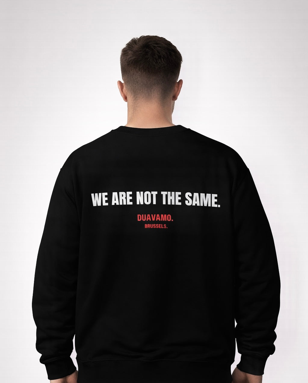 Duavamo We Are Not The Same Crewneck Black