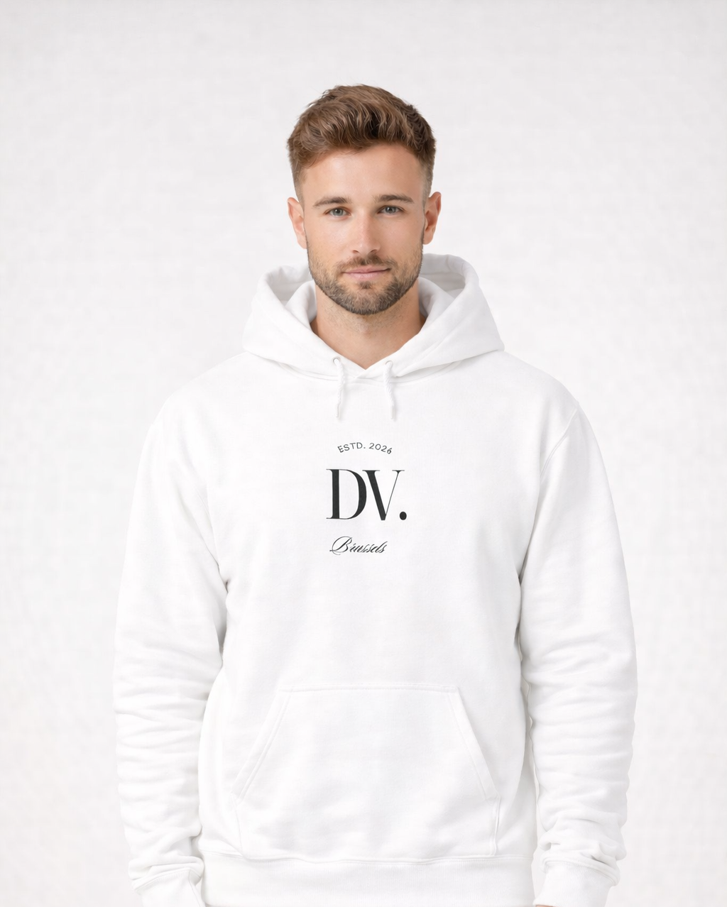 DV Signature Hoodie White