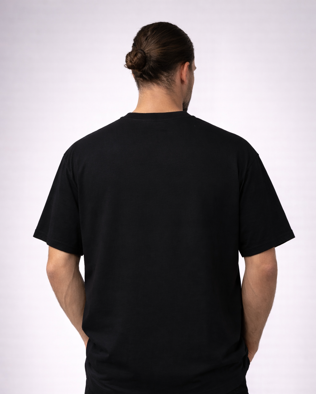 Duavamo Essential Oversized T Shirt Black